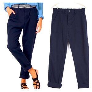 Xirena NWT Tucker Navy Blue Chino Trouser Pants Large Twill